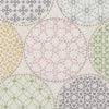 Hobbyra Hobbyre Sashiko - Circle Multi Pattern Square