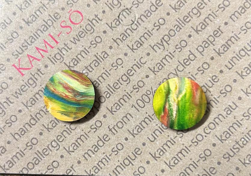 Multicolor round studs - Rainforest