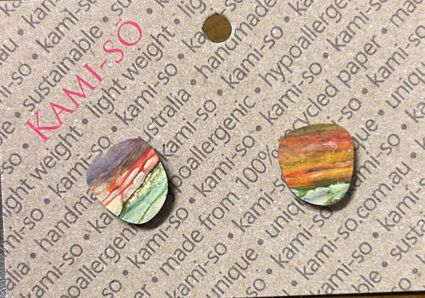 Multicolor rounded square shape - Land and Sea