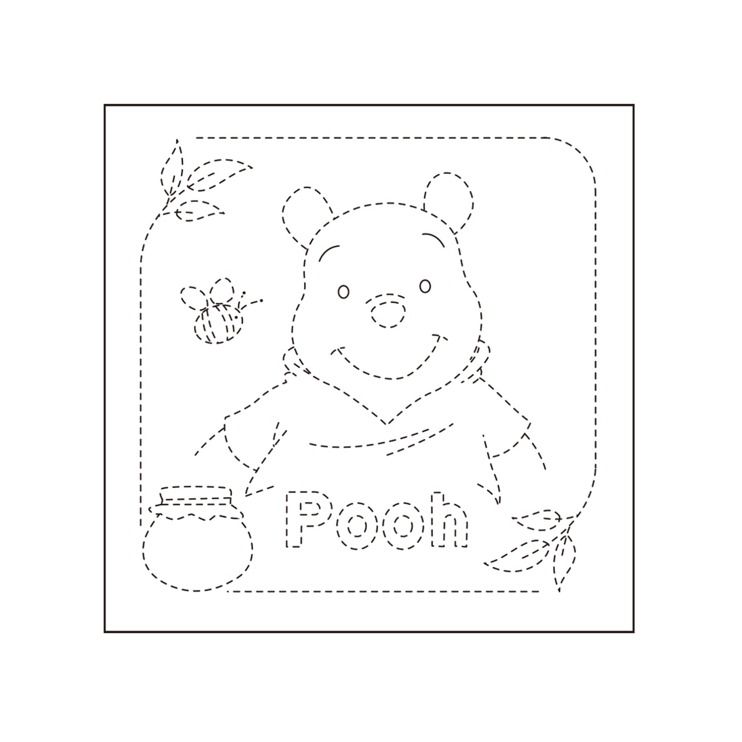 Hana Fukin Sashiko Sampler – Pooh Bear