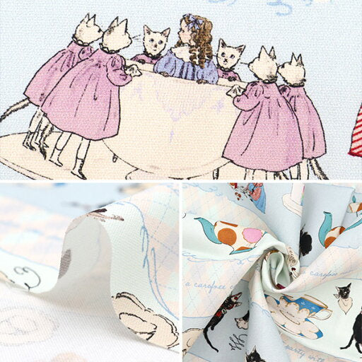 Kurahashi Rei 'Tea Party' fabric