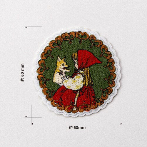 Kurahashi Rei Fabric Emblems - 'Red Riding Hood'