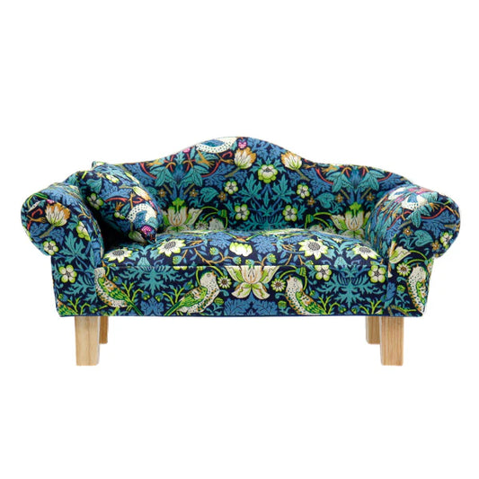 Liberty Lounge Pin Cushion - Strawberry Thief fabric
