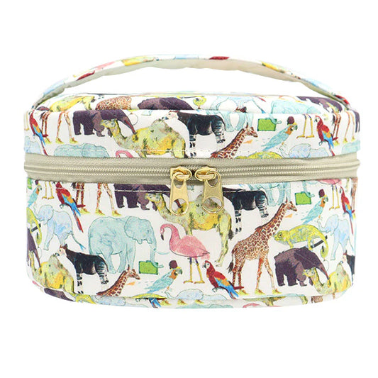 Liberty Oval Vanity Case - African Animals
