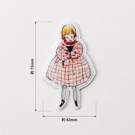 Kurahashi Rei Fabric Emblems - 'Girl with Toto'