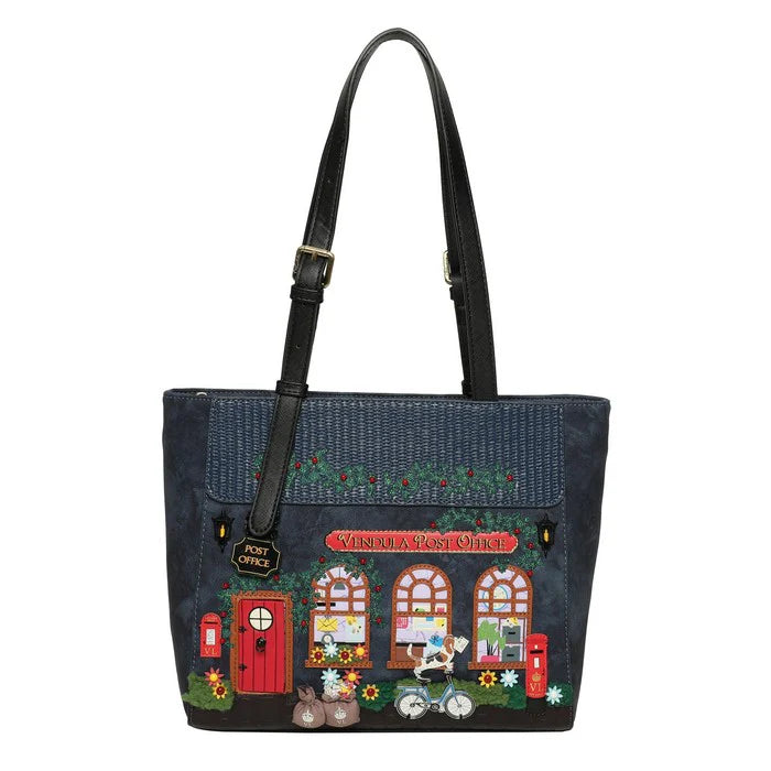 Vendula: The Old Post Office Navy Edition Shopper Bag