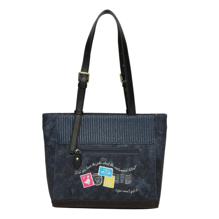 Vendula: The Old Post Office Navy Edition Shopper Bag