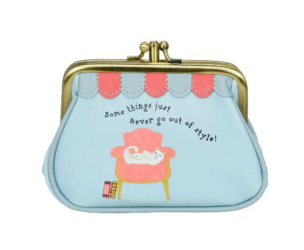 Vendula Vintage Rose Clipper Coin Purse