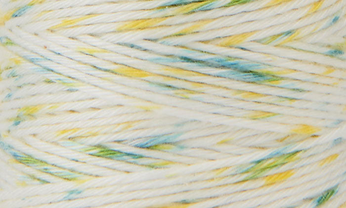 Cosmo Hidamari Sashiko Thread – Speckle Shaved Ice Yellow Green