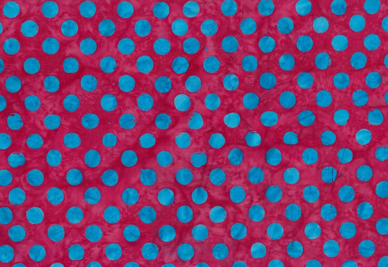 Bright Allsorts- Pink with Aqua Spot