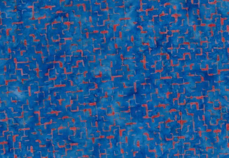 Bright Allsorts- Blue and Red Mesh
