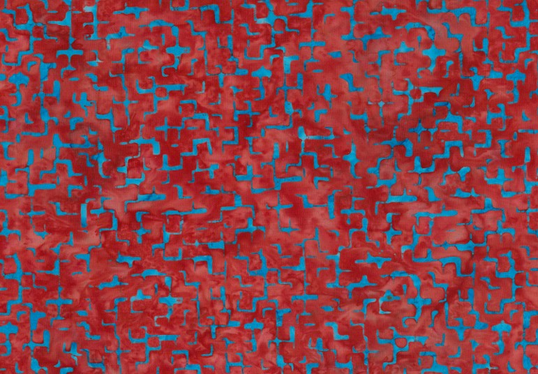 Bright Allsorts- Red and Aqua Blue Mesh
