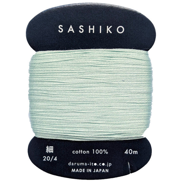 Daruma Sashiko cotton - Seafoam #206