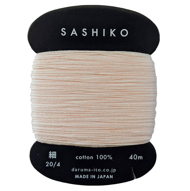 Daruma Sashiko cotton - Softest Pink #209