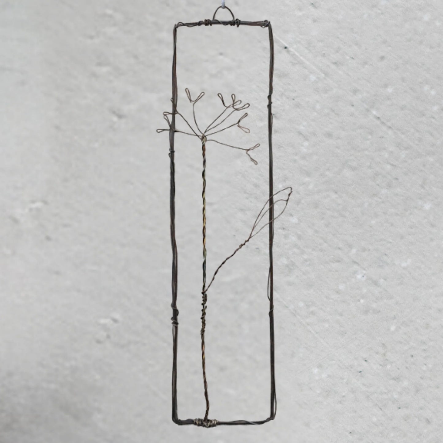 Wire Twisted Picture – Cow Parsley