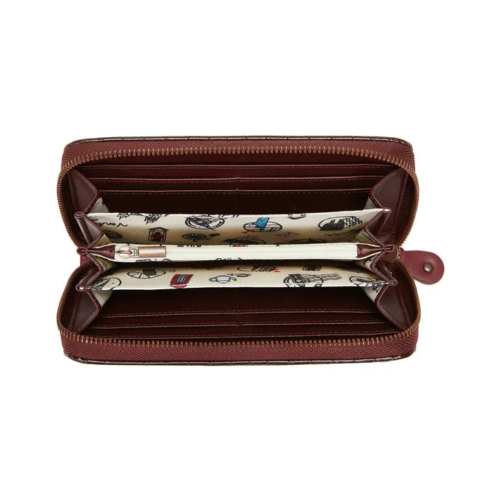 Vendula Mystic Wicks Candle and Wandmakers Large Ziparound Wallet