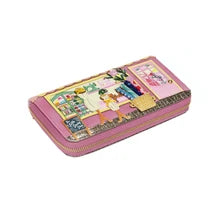 Vendula Sewing Shop - Raspberry Edition Large Ziparound Wallet'