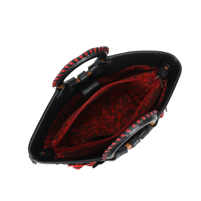 Vendula Woven Butterfly Garden Large Ari Bag
