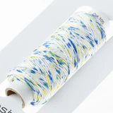 Cosmo Hidamari Sashiko Thread – Speckle Shaved Ice Blue Yellow - 105