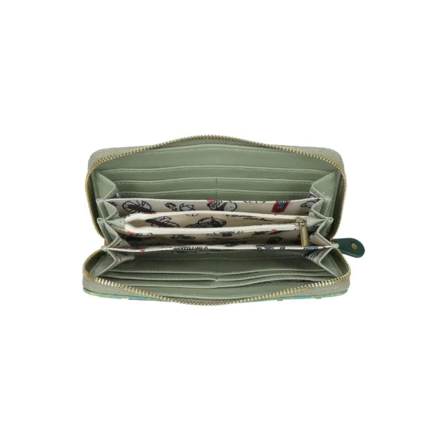 Vendula Pie Shop Large Ziparound Wallet