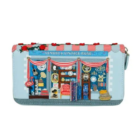 Vendula Vintage Rose - Large ziparound wallet