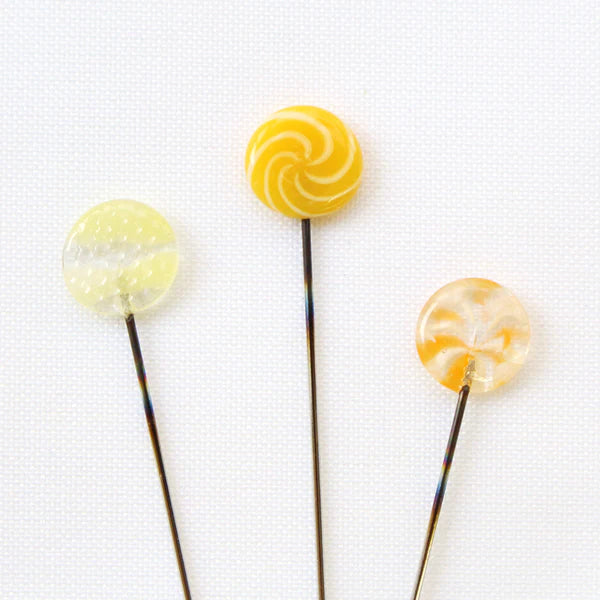 Ohajiki Sewing Pin – Yellow