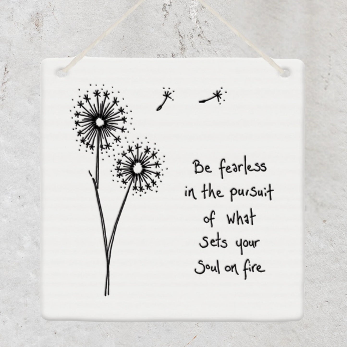 ‘Be fearless in the pursuit of what sets your soul on fire’