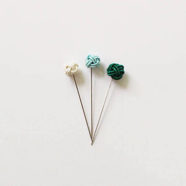 Iida Mizuhiki Pins – Green