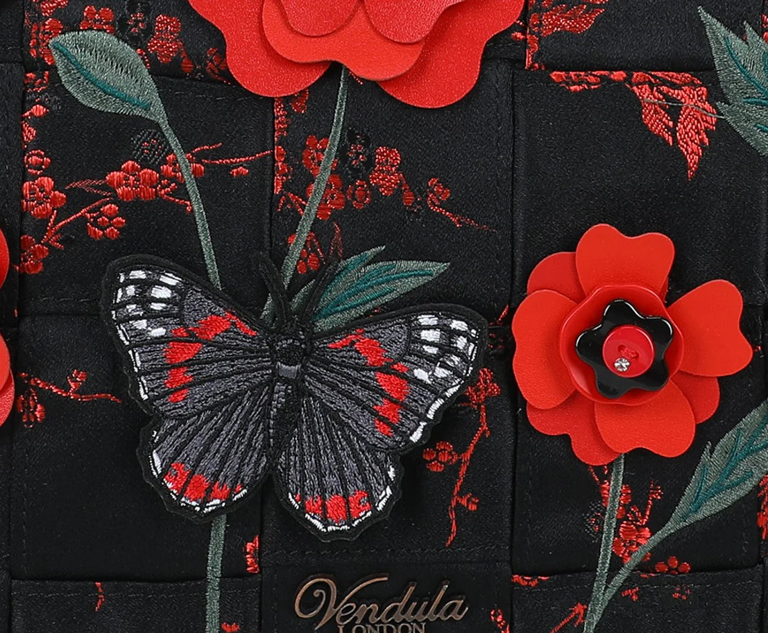 Vendula Woven Butterfly Garden Large Ari Bag