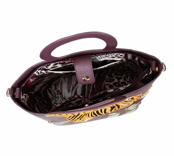 Animal Park – Tiger Cut Out Handle Tote