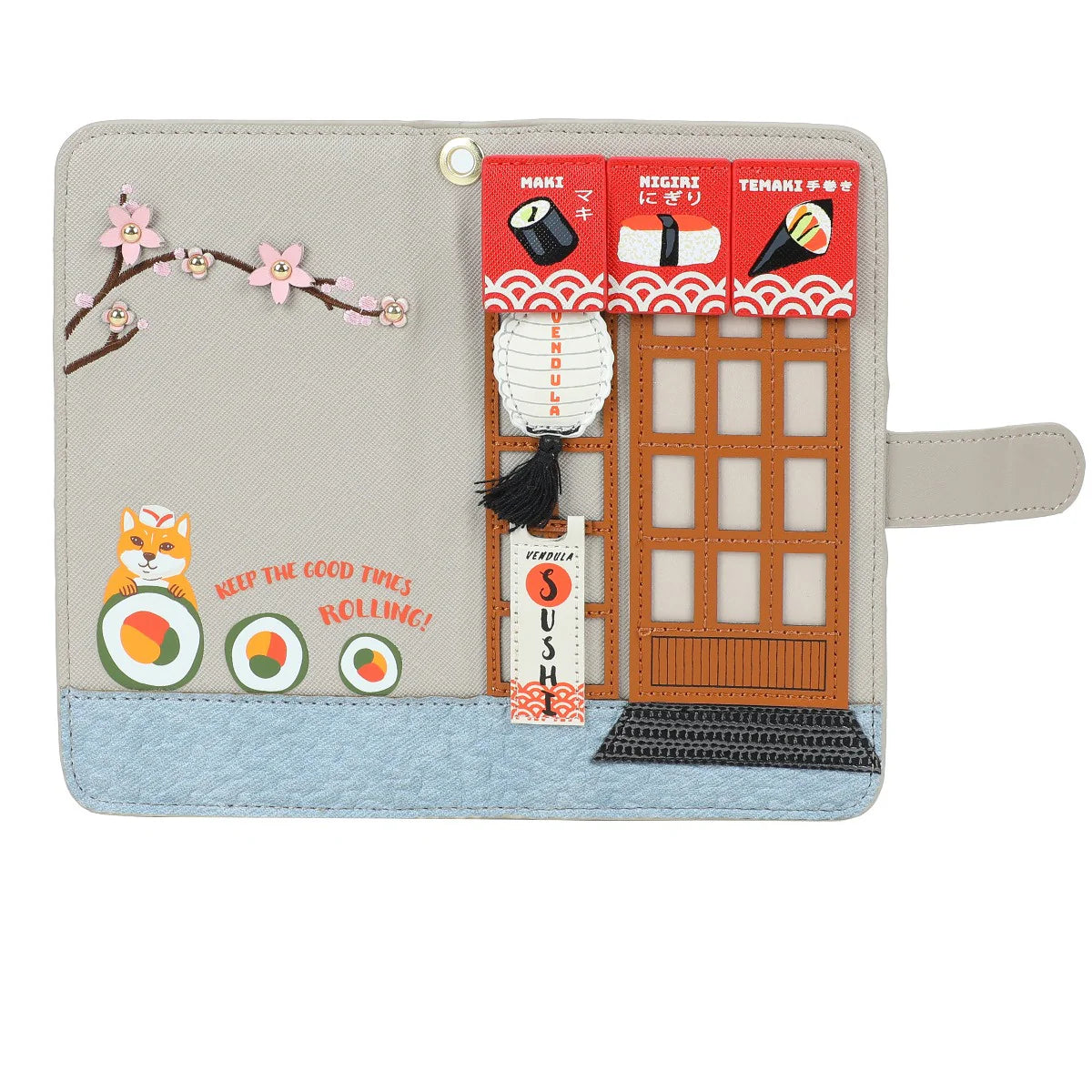 Vendula Sushi - Grey Edition Universal Flip Phone Case