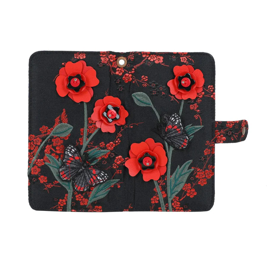 Vendula Butterfly Garden Universal Flip Phone Case