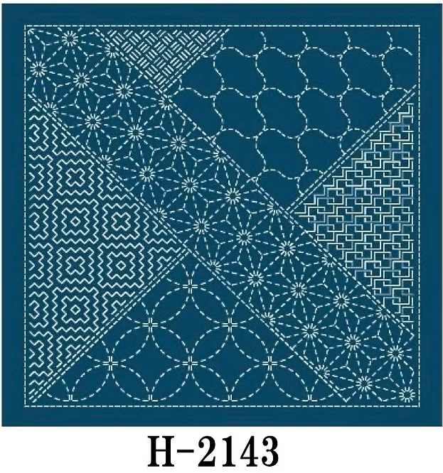 Chiyogami Sashiko Sampler - Yosegi - H-2143