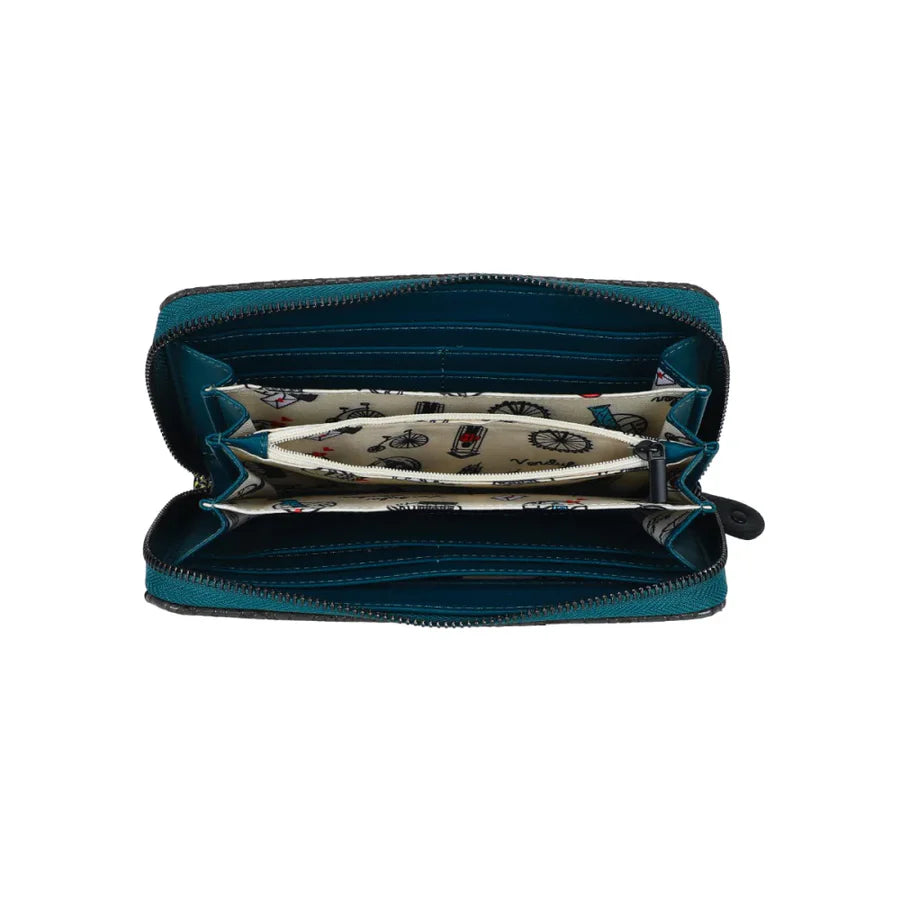 Vendula Between the Covers Bookbinders Large Ziparound Wallet