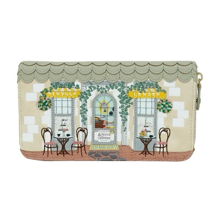 Vendula La Petite Creperie Large Ziparound Wallet