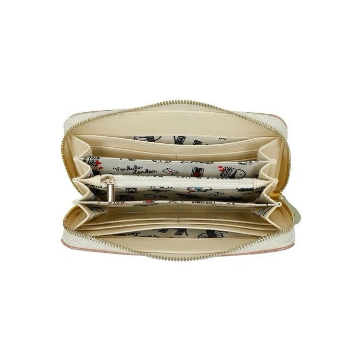 Vendula La Petite Creperie Large Ziparound Wallet