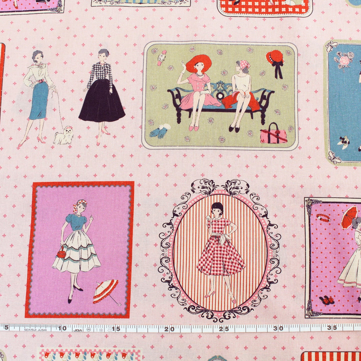 1950s Couture Panel - Cream background (Copy)