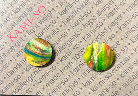 Multicolor round studs - Rainforest