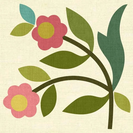 Spring Sprouts Fusible Applique Shapes - Block 4