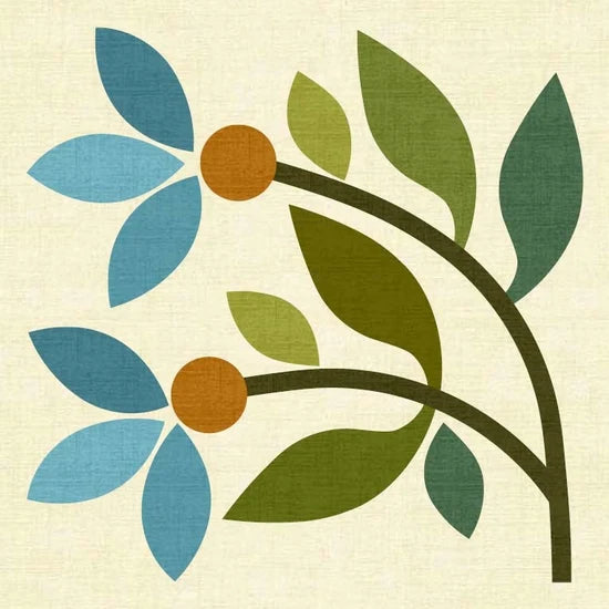 Spring Sprouts Fusible Applique Shapes - Block 1