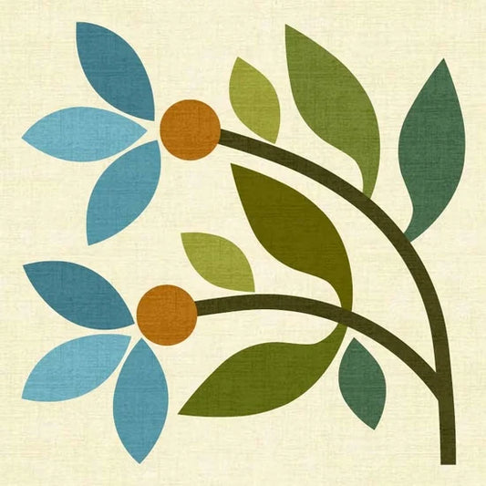 Spring Sprouts Fusible Applique Shapes - Block 1