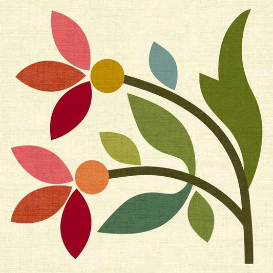 Spring Sprouts Fusible Applique Shapes - Block 8