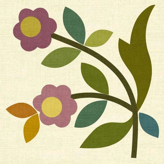 Spring Sprouts Fusible Applique Shapes - Block 12