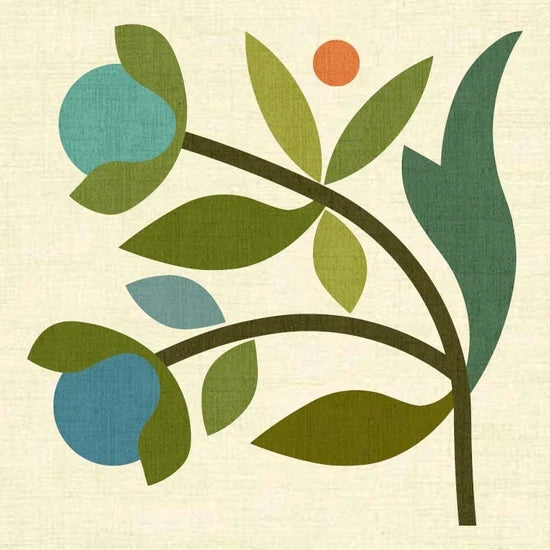 Spring Sprouts Fusible Applique Shapes - Block 11