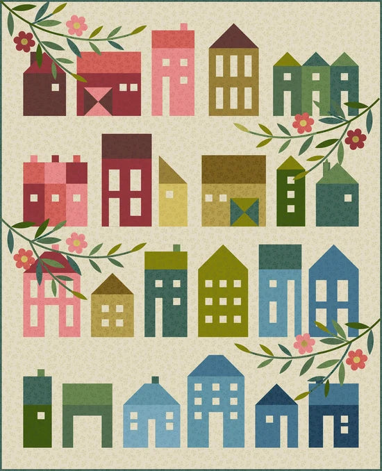 Laundry Basket Quilts - Summer Village Pattern