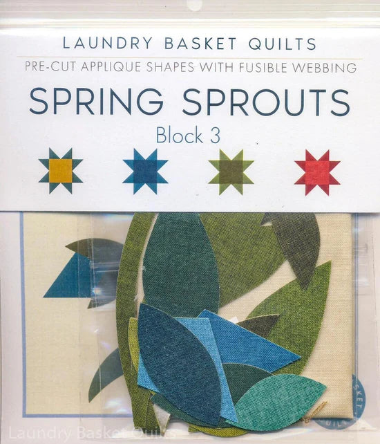 Spring Sprouts Fusible Applique Shapes - Block 3