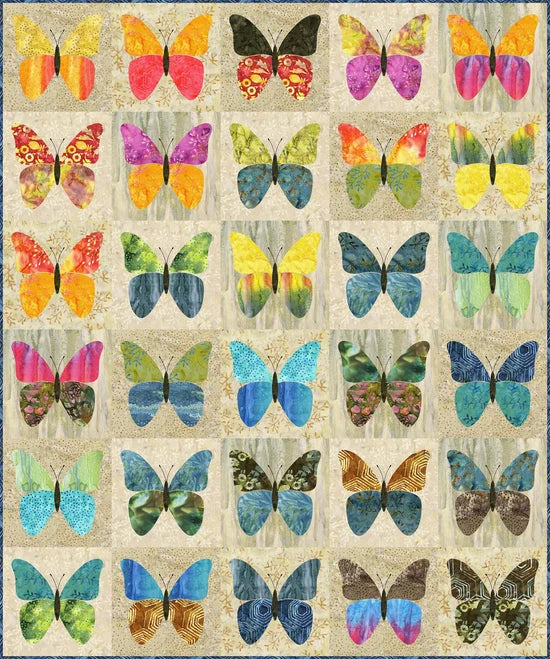 Laundry Basket Quilts - Butterflies Pattern