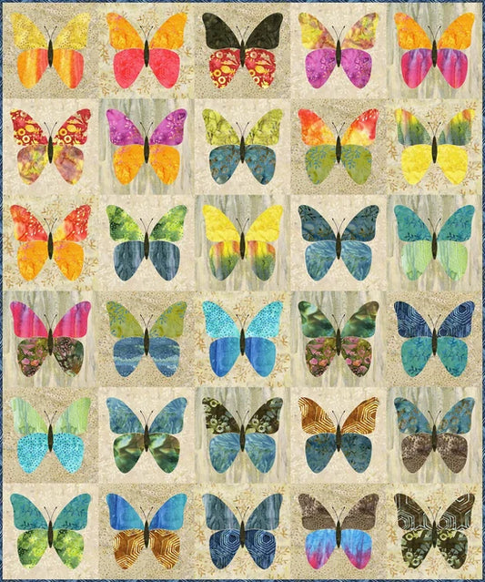 Laundry Basket Quilts - Butterflies Pattern