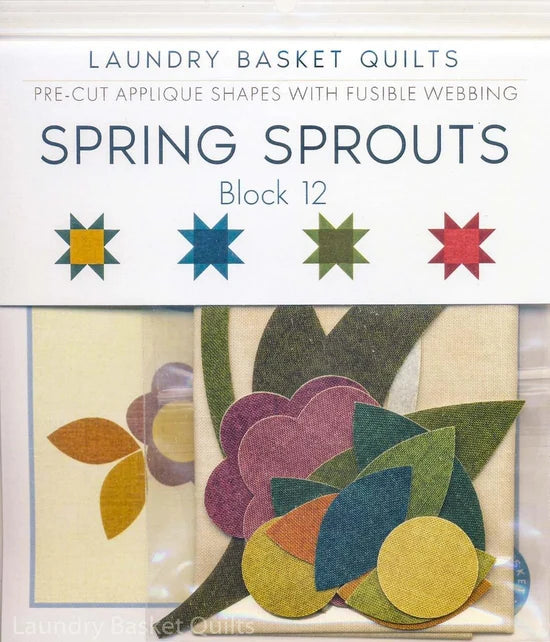 Spring Sprouts Fusible Applique Shapes - Block 12