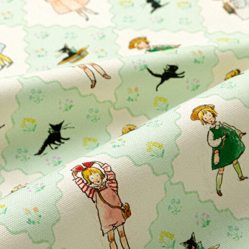 Kurahashi Rei 'Kneko and Toto' fabric